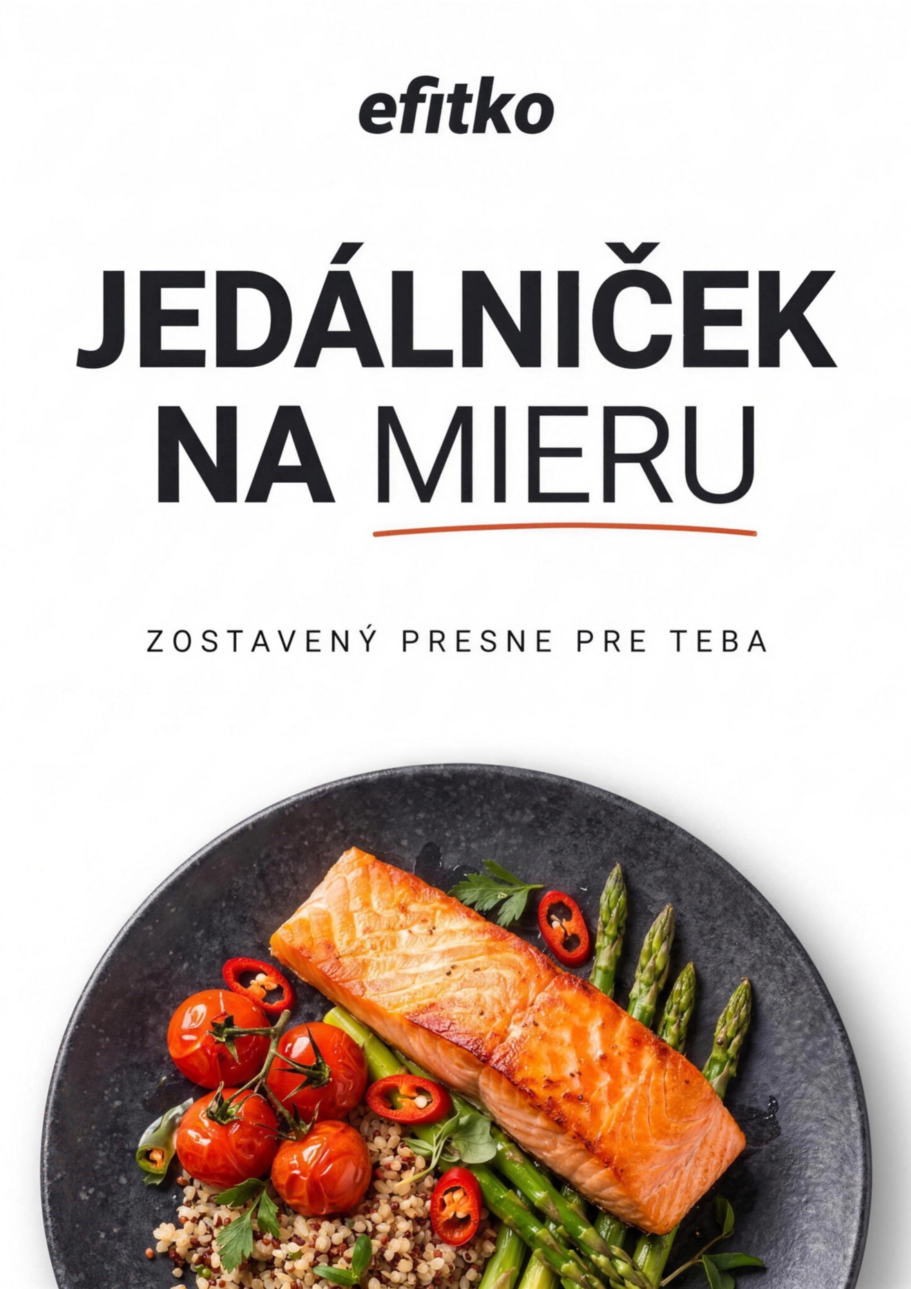 Ukážka personalizovaného jedálnička v PDF