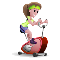 stacionárny bicykel