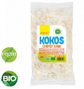 Bio kokosové chipsy