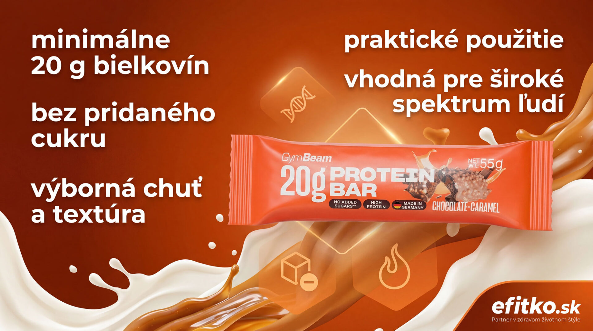 efitko recenzia gymbeam tyčinka