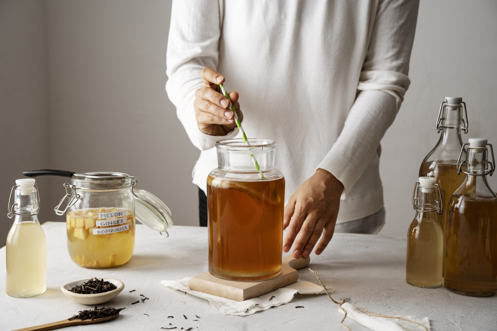 kombucha recept